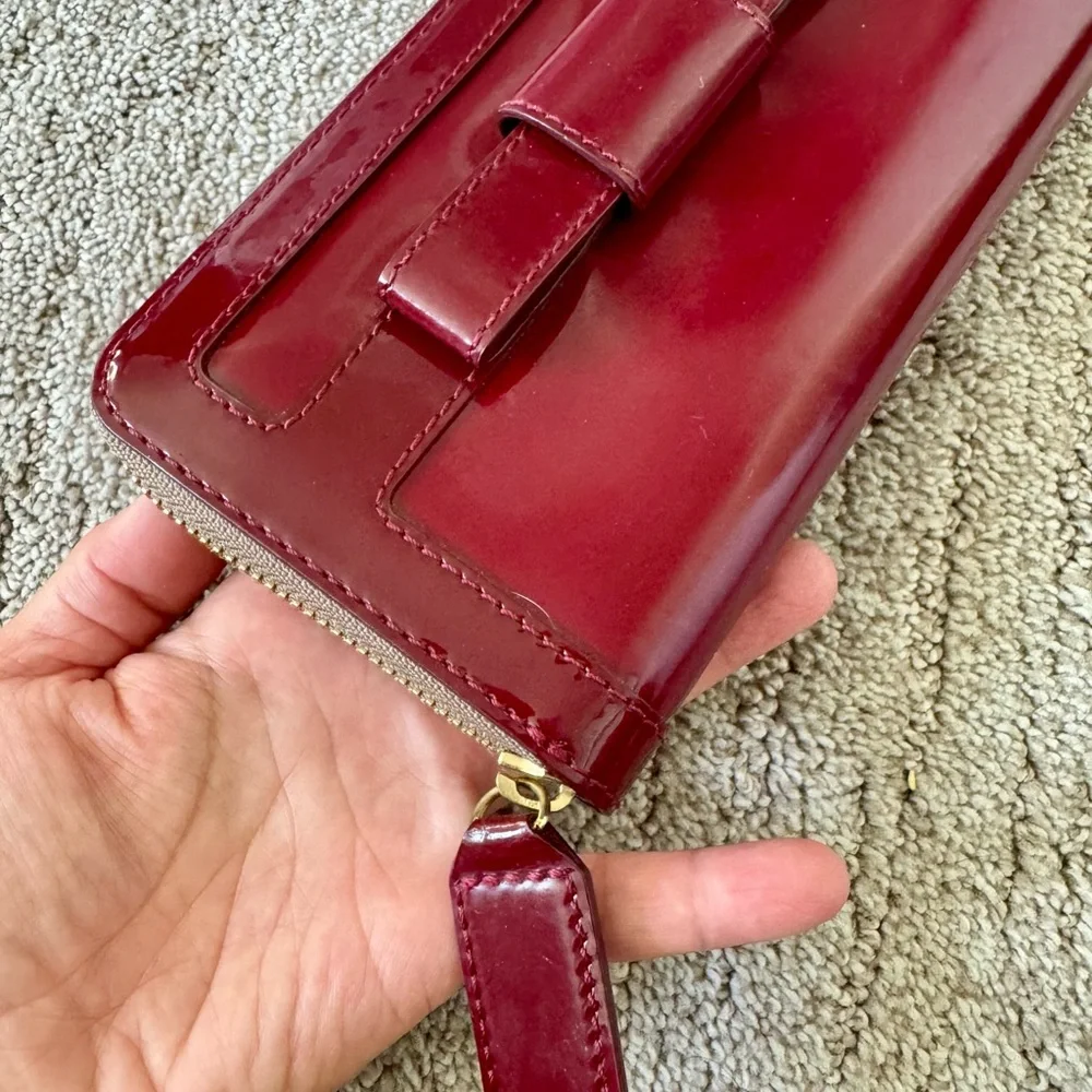 Orla Kiley Red Leather  Wallet - Picture 3 of 9